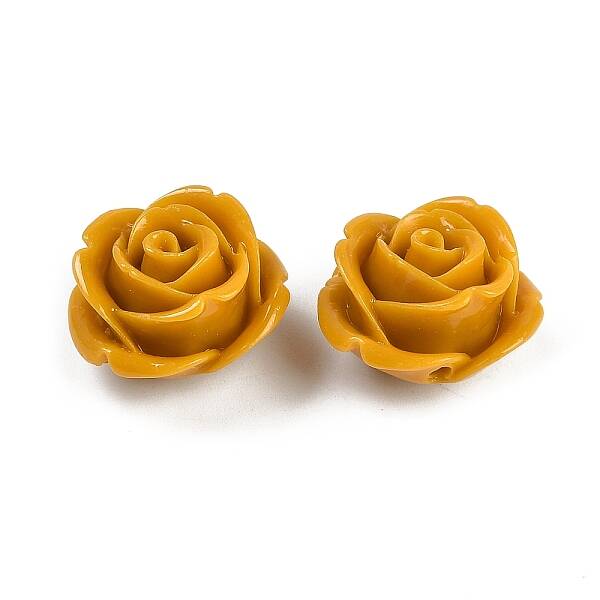 Synthetic Coral Carved Beads