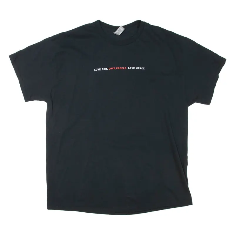 GILDAN Mens T-Shirt Black XL