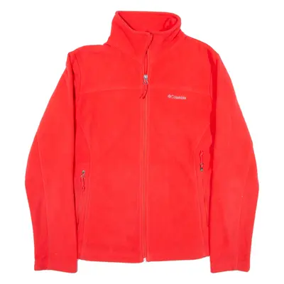 COLUMBIA Fleece Jacket Pink Womens M