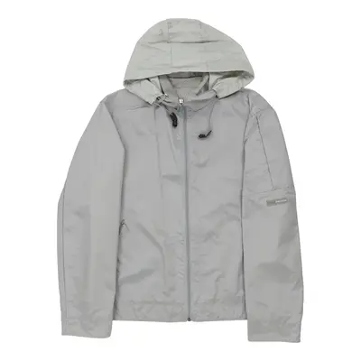 Versace Jeans Couture Jacket - Large Grey Nylon Blend
