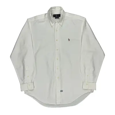 Yarmouth Ralph Lauren Shirt - Large White Cotton