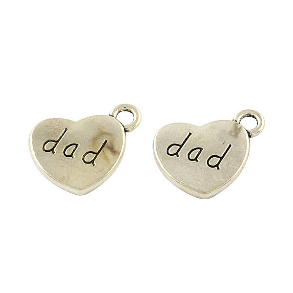 Tibetan Style Heart Alloy Pendants