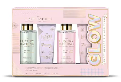 The Luxury Bathing Company Set Regalo Per La Cura Del Corpo Arancia E Ylang Ylang 4 Pezzi