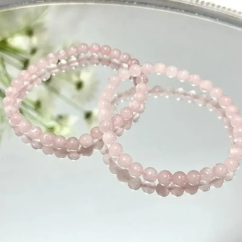 Rose Quartz Bracelet  6mm/8mm/12mm