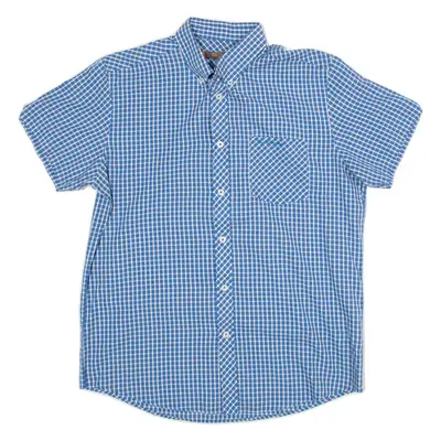 BEN SHERMAN Heritage Mens Shirt Blue Gingham M