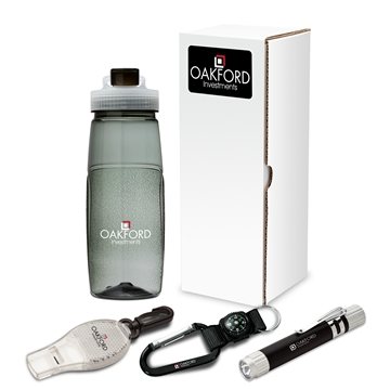 100 Promotional Triumph 4-Piece Safety Gift Set - Emergency Ready