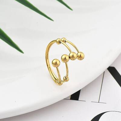 Ion Plating(IP) 304 Stainless Steel Cuff Rings