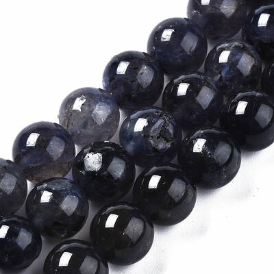 Natural Iolite/Cordierite/Dichroite Beads Strands