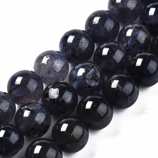 Natural Iolite/Cordierite/Dichroite Beads Strands