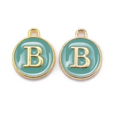 Golden Plated Alloy Enamel Charms