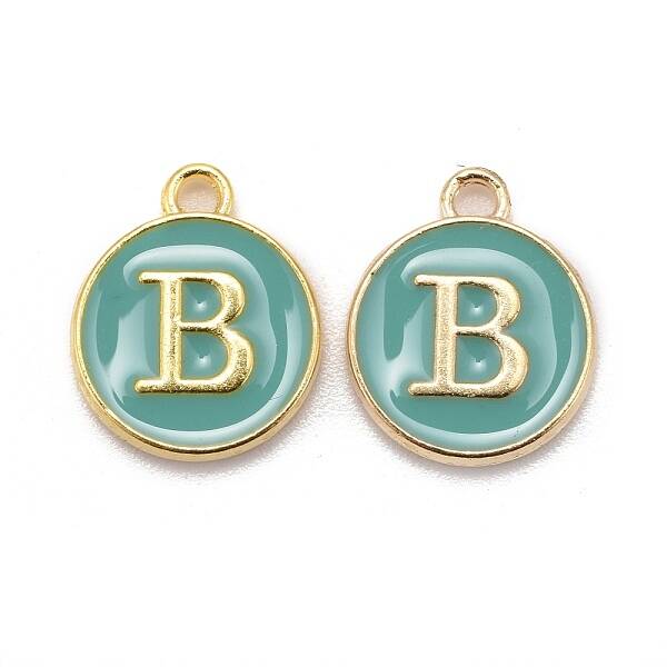Golden Plated Alloy Enamel Charms