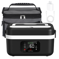 Esemoil Self Heating Lunch Box Portable Insulated Stainless Steel Container with 16000mAh Battery for Office Car Truck Outdoo...