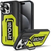 (springtok) RYOBI Tools Aesthetic Pattern MagsafeCasing For iphone 16 15 14 13 12  PRO PLUS MAX HardTPU Tough Metal lens fram...