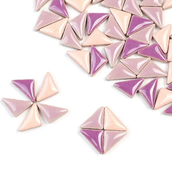 Triangle Porcelain Cabochons