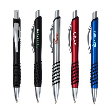 150 Customized Edenton Gel Ink Plastic Pen - Rubber Grip