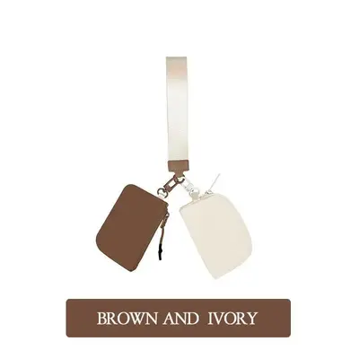 Multi-Functional Wrist Bag, Mini Waterproof Wallet, 2-in-1 Storage Bag, Change Purse, Bank Card Holder, ID Card Holder, Mini ...