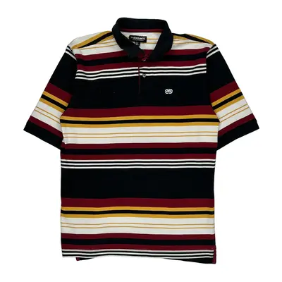 Ecko Unltd Striped Polo Shirt - Large Multicoloured Cotton | Size: large