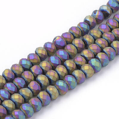 Electroplate Glass Beads Strands