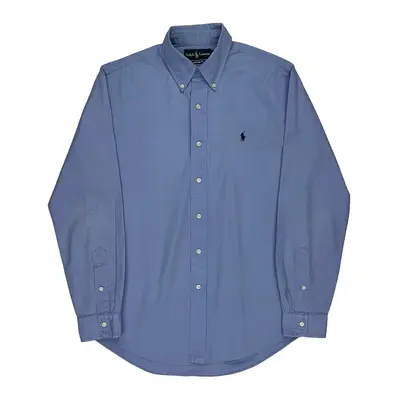 Ralph Lauren Shirt - Medium Blue Cotton | Size: medium
