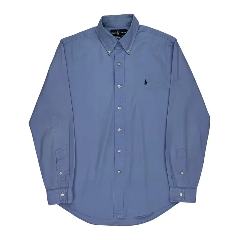 Ralph Lauren Shirt - Medium Blue Cotton | Size: medium