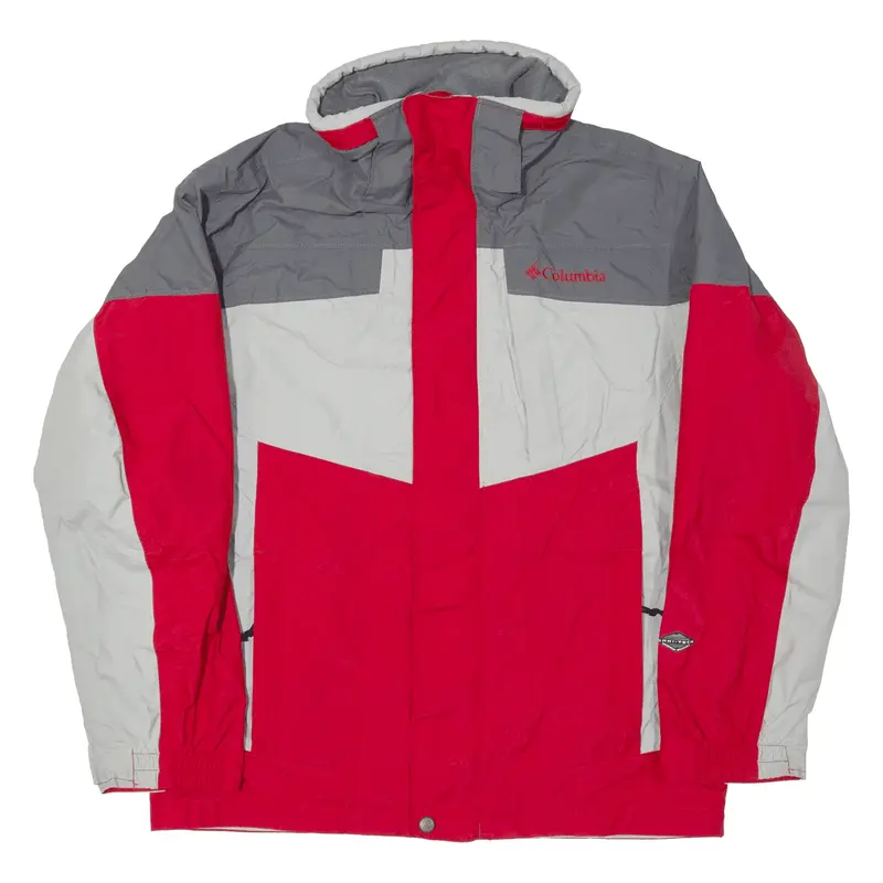 COLUMBIA Omni Tech Bugaboo Jacket Red Colourblock Boys M