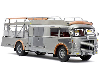 Fiat 642 RN2 Bartoletti Car Transporter Raw Metal Clear Finish Limited Edition to 500 pieces Worldwide 1/18 Diecast Model Car...