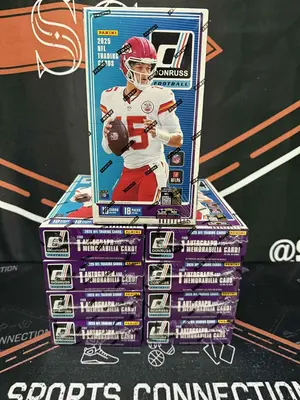 2025 DONRUSS FOOTBALL 9-BOX HALF CASE BREAK #1 PICK YOUR TEAM !!! -- VET BASE DOES NOT SHIP!