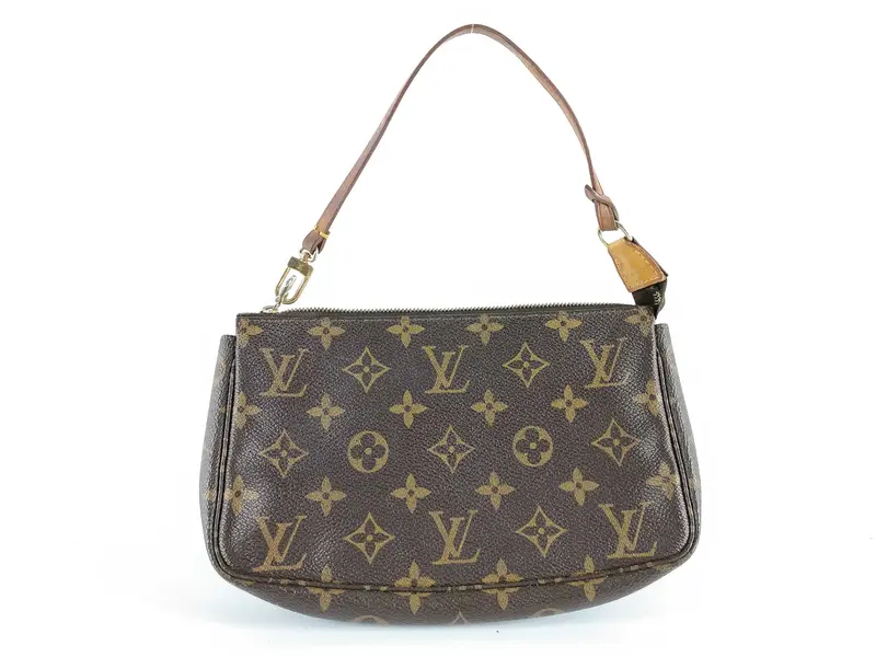 Pre-owned Louis Vuitton PVC Shoulder Bags OUIS VUITTON Monogram Monogram Accessoir Pouch