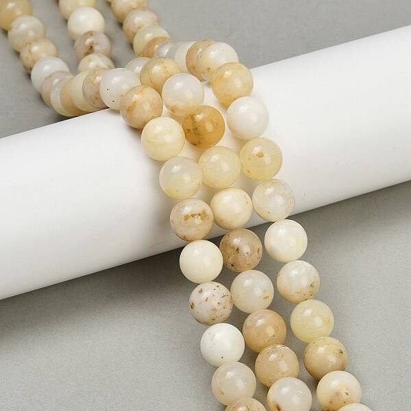 Natural Yellow Opal Beads Strands