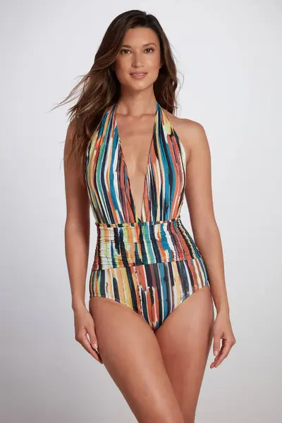 Eva One Piece Swimsuit in Picasso Print | Size: Small