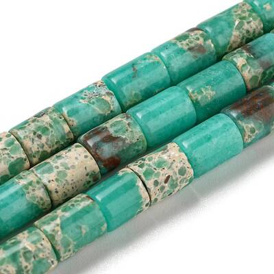 Synthetic Imperial Jasper Beads Strands