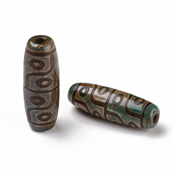 Tibetan Style dZi Beads
