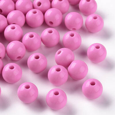 Opaque Acrylic Beads