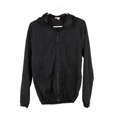 Champion Spellout Jacket - Medium Black Polyester