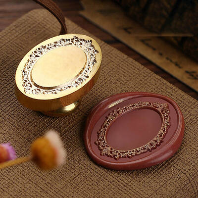 Golden Plated Wax Seal Brass Stamp Head