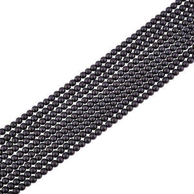 Eco-Friendly Dyed Glass Pearl Round Beads Strands