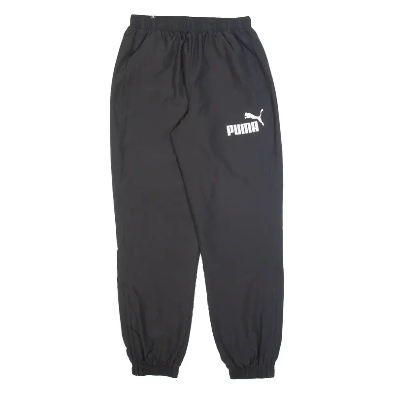 PUMA Mens Track Pants Black Tapered M W28 L30