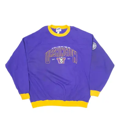 CSA Washington Huskies Sweatshirt Purple 90s Mens XL
