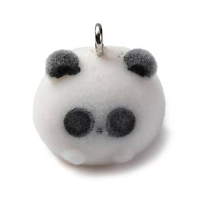 Flocky Animal Resin Pendants