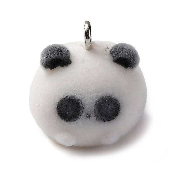 Flocky Animal Resin Pendants