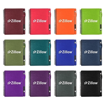 50 Promotional Mercury Notebook Set with Matching Stylus Pen - ...