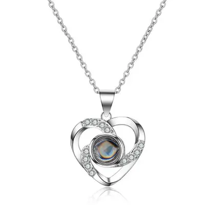 Personalized Projection Photo Necklace