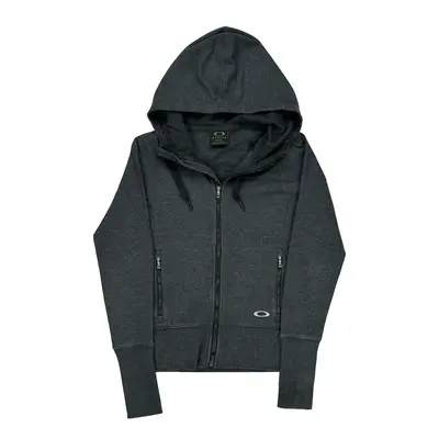 Oakley Hoodie - XS Grey Cotton Blend