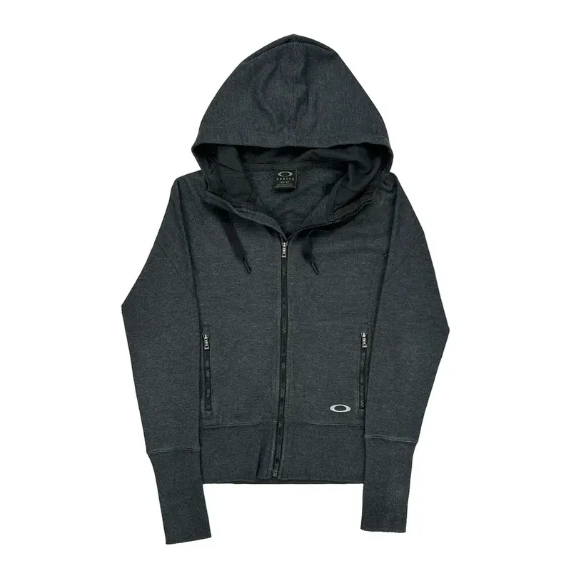 Oakley Hoodie - XS Grey Cotton Blend