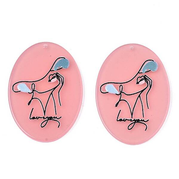 Translucent Cellulose Acetate(Resin) Pendants