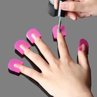 Reusable Manicure Shield Protection Cover, 26pcs Nail Polish Spill Proof Protector Clip, Nail Art Accessories Manicure Tool F...