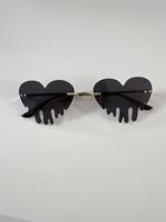 Unisex Cute Irregular Heart Design Glasses (1 Pair), Trendy Novelty Glasses for Everyday Use, Fashion Accessories for Outdoor...