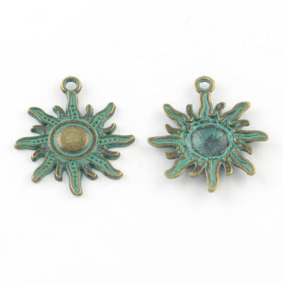 Zinc Alloy Solar Eclipse Pendants