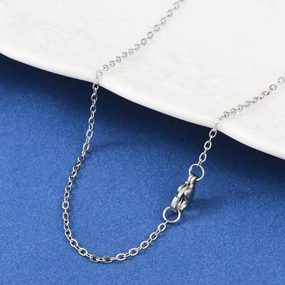 Tarnish Resistant 304 Stainless Steel Cable Chain Necklaces