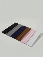 Solid Color Hair Band for Hairstyles, High Stretch Hair Band for Women & Girls, Pink Sweat Absorbing Hair Band for Face Washi...